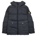Stone Island 4100011 Crinkle Reps Ny Recycled Nylon Jacket Black V0029