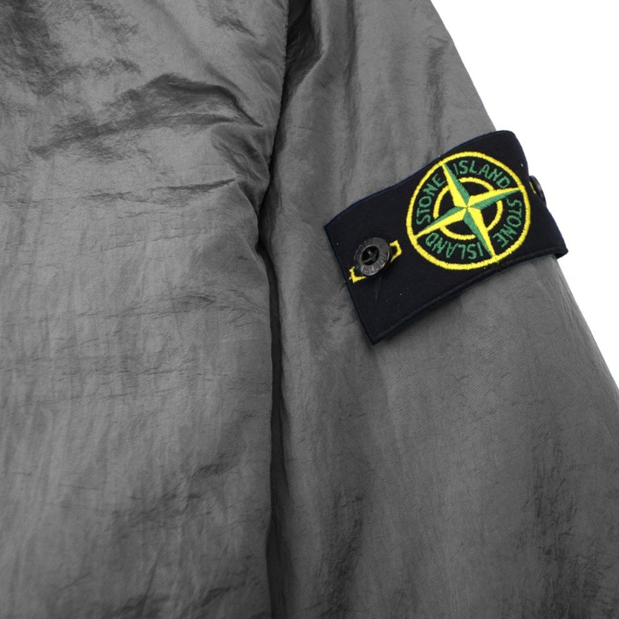 Stone Island 1200031 Nylon Metal Zip Overshirt Cement V006b