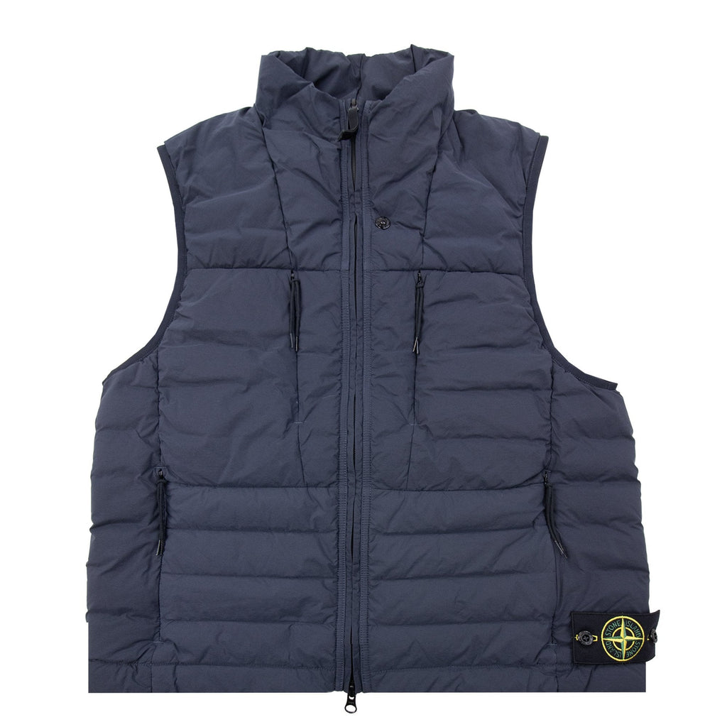 Stone Island G100004 Seamless Tunnel Down Gilet Navy V0020