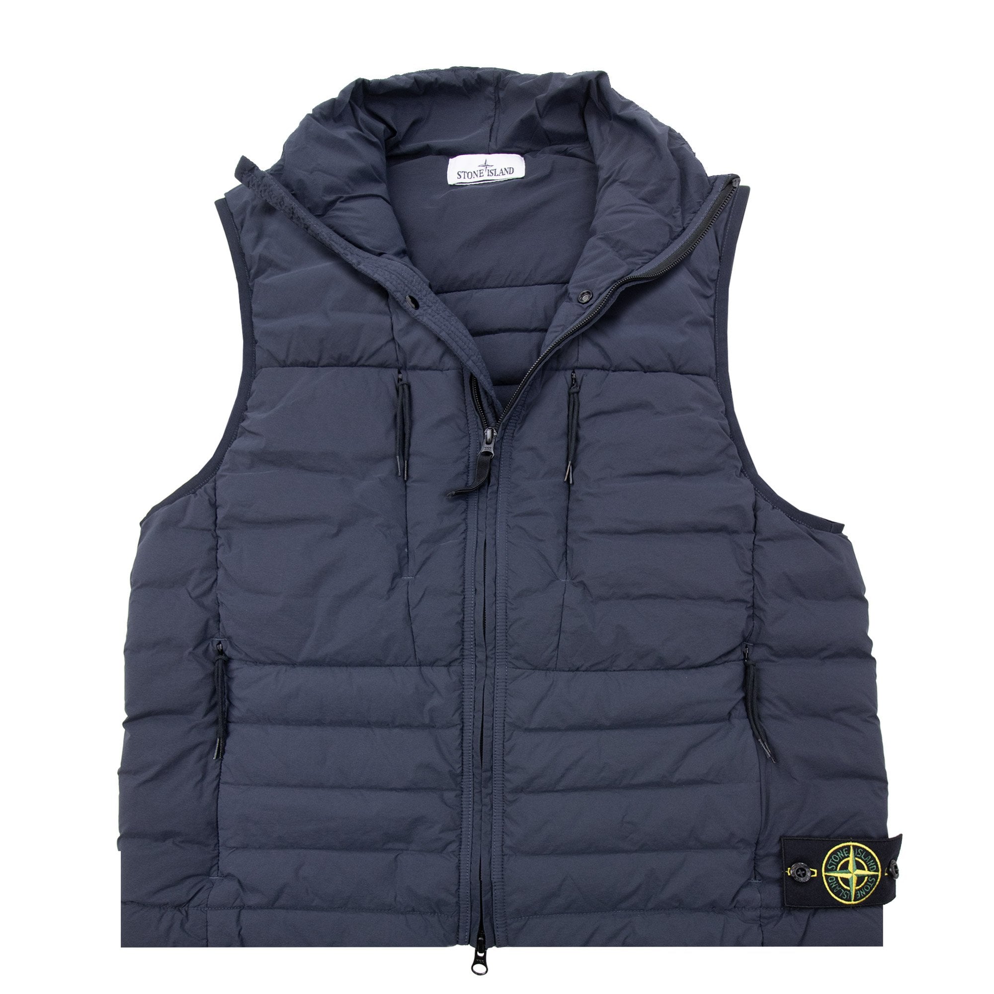 Stone Island G100004 Seamless Tunnel Down Gilet Navy V0020