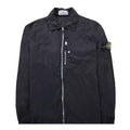 Stone Island 1200031 Nylon Metal Zip Overshirt Black V0029