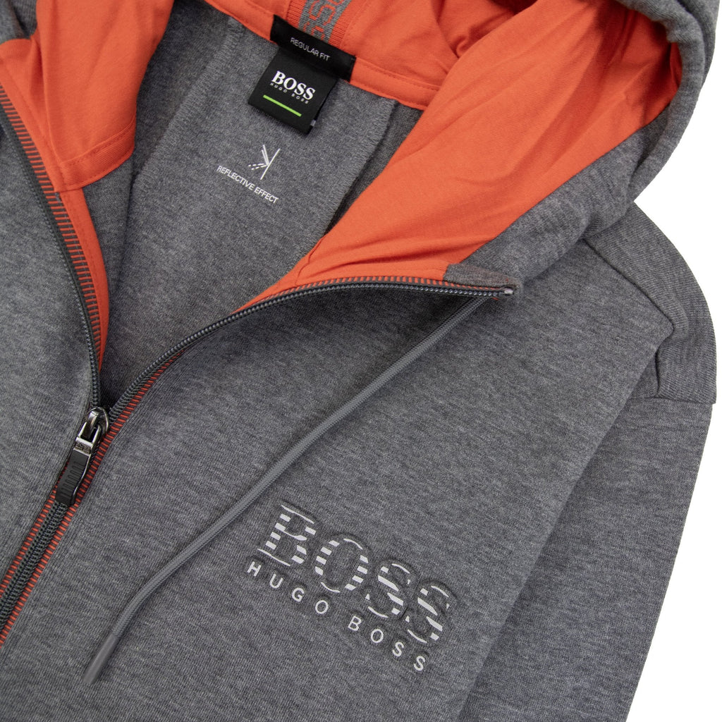 Hugo Boss Saggy Hoodie Grey/red
