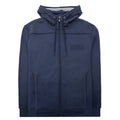 Hugo Boss Saggy Embossed Logo Hoodie Navy