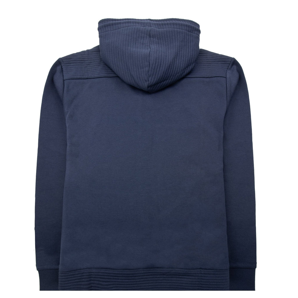 Hugo Boss Saggy Embossed Logo Hoodie Navy