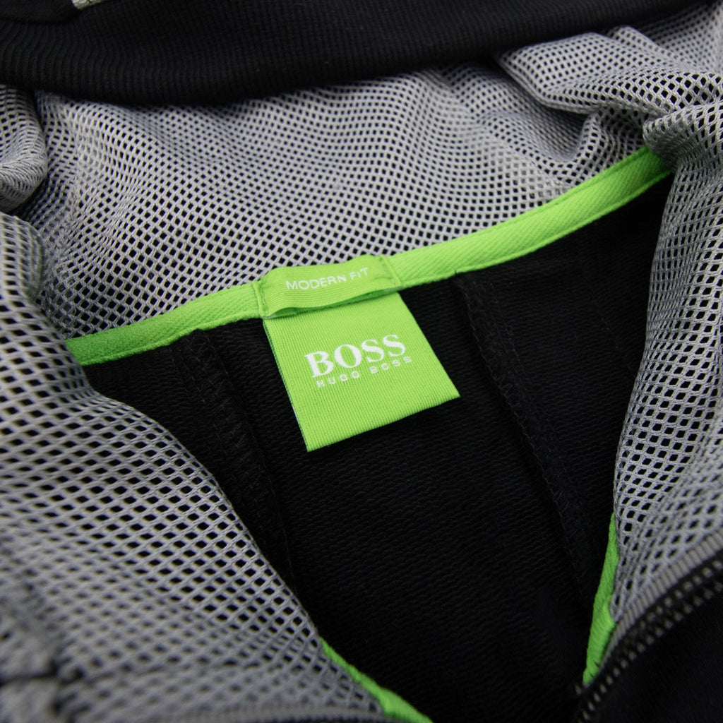 Hugo Boss Saggy 1 Mesh Hoodie Black