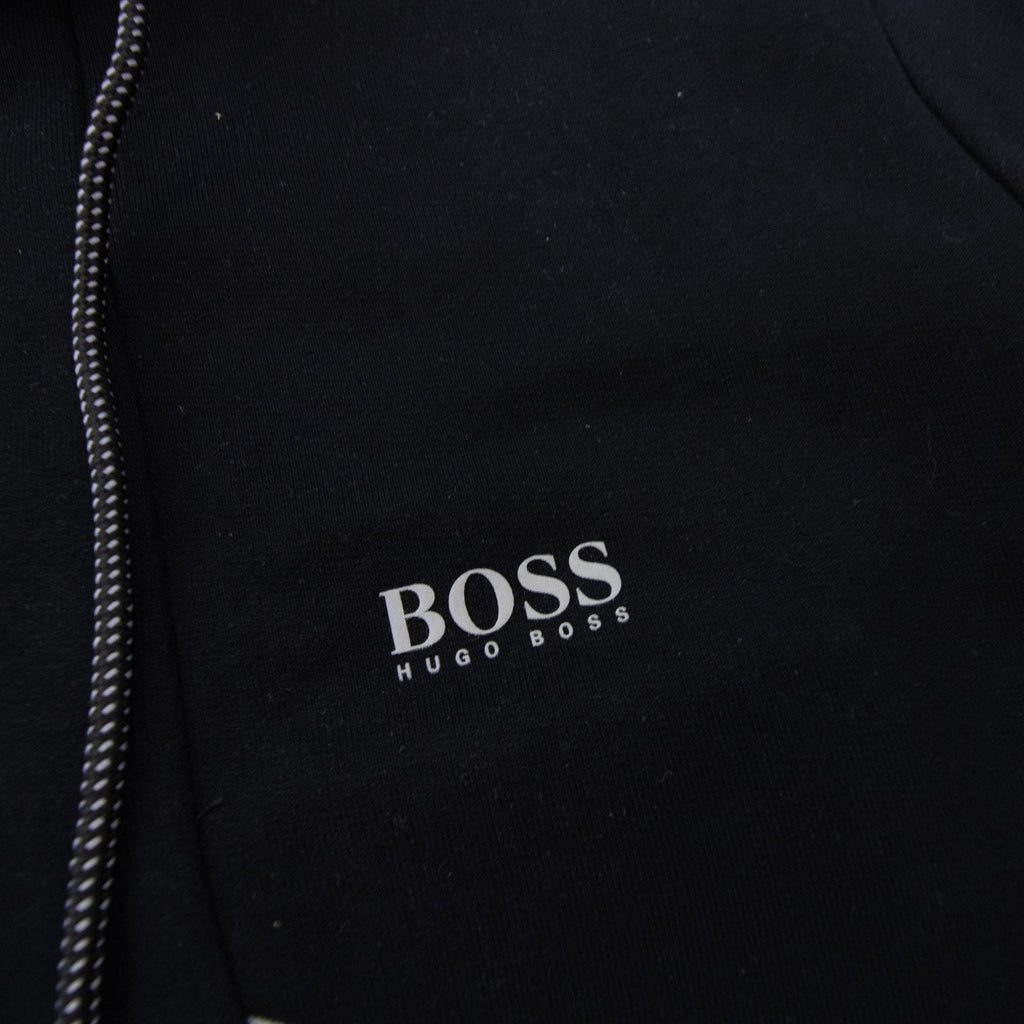 Hugo Boss Saggy 1 Mesh Hoodie Black