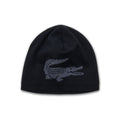 Lacoste Reversible Wool Logo Beanie Black/grey