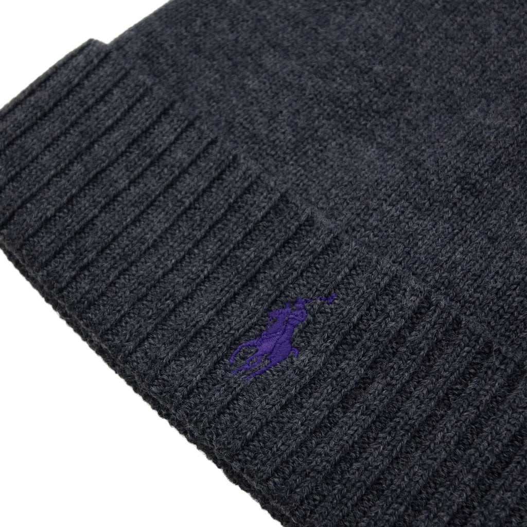 Polo Ralph Lauren Signature Pony Beanie Dark Grey