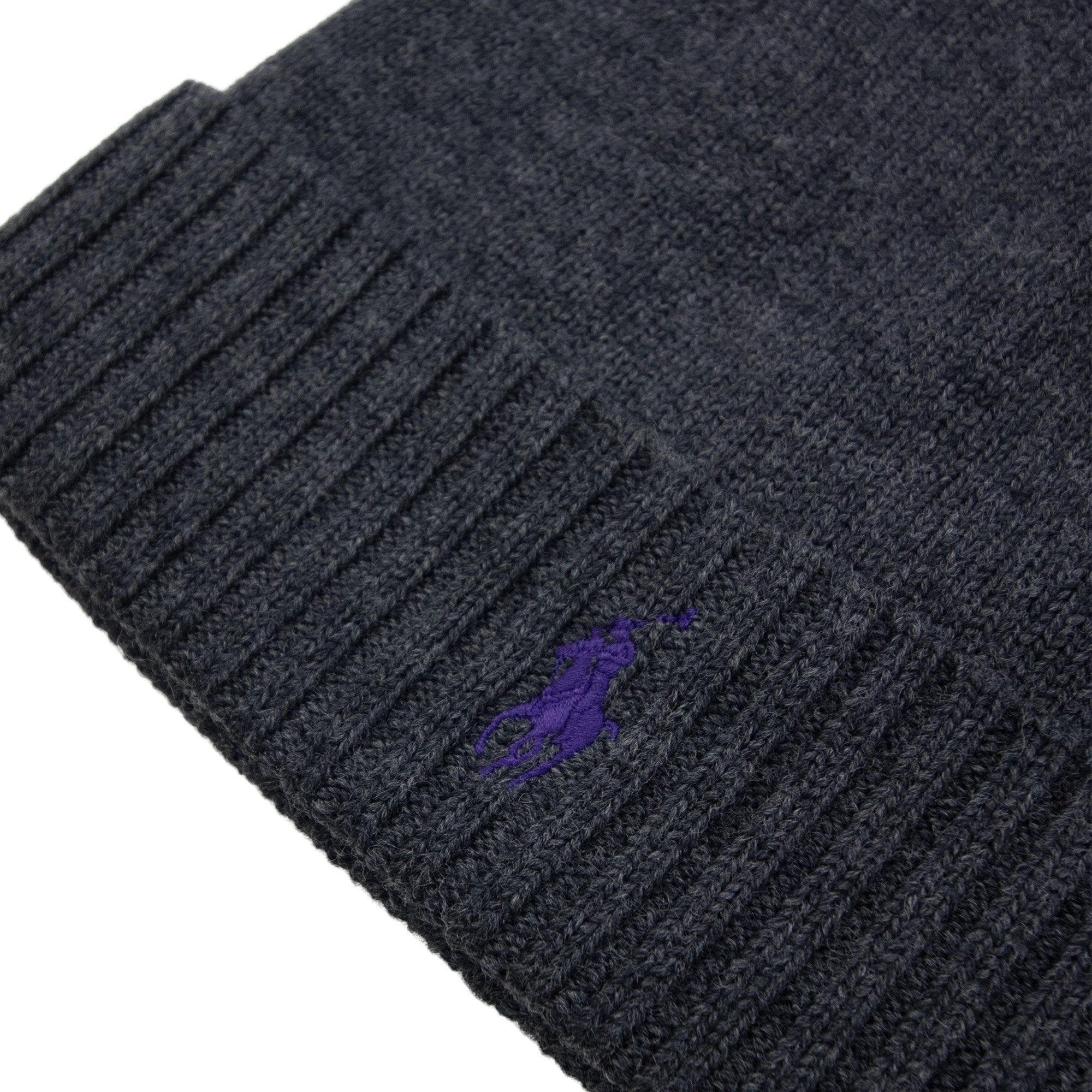 Polo Ralph Lauren Signature Pony Beanie Dark Grey