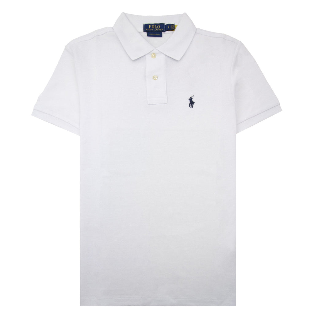 Polo Ralph Lauren Custom Slim Fit Polo White