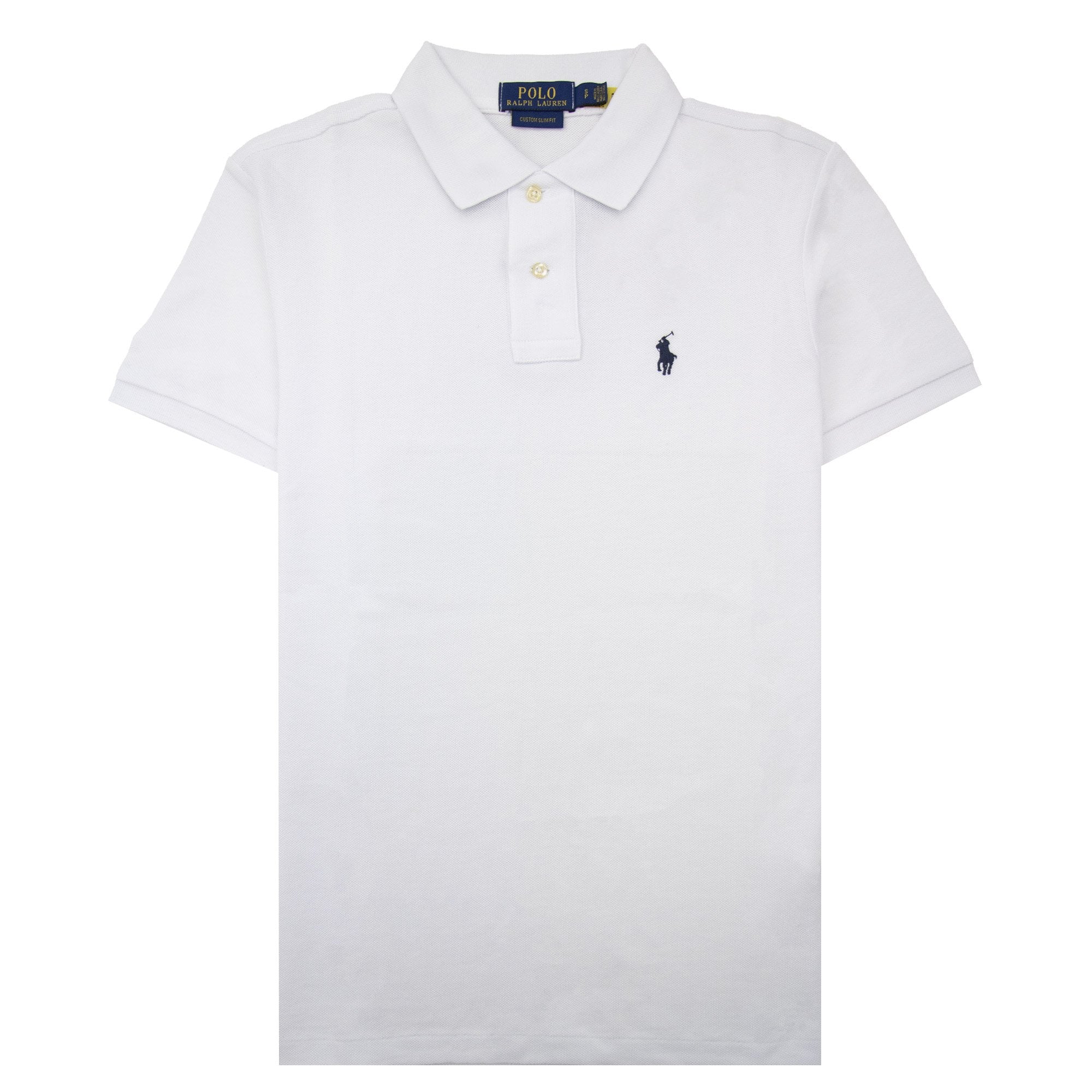 Polo Ralph Lauren Custom Slim Fit Polo White