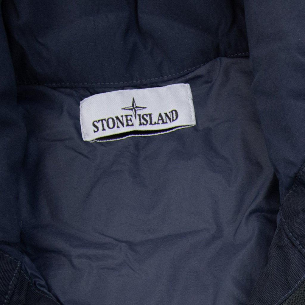 Stone Island G100003 Crinkle Reps Down Vest With Wind Resistance And Zip Pockets Navy V0020