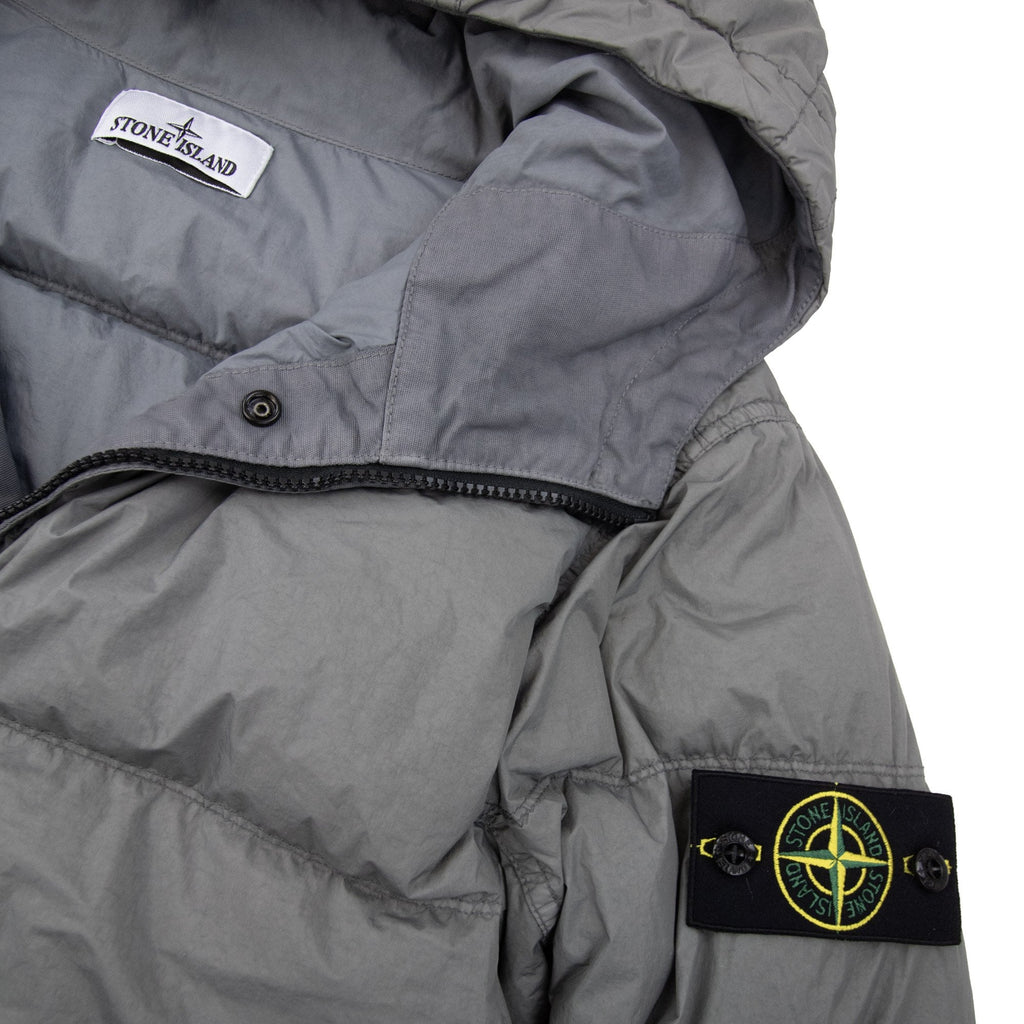 Stone Island 4100011 Crinkle Reps Ny Recycled Nylon Jacket Cement V006b