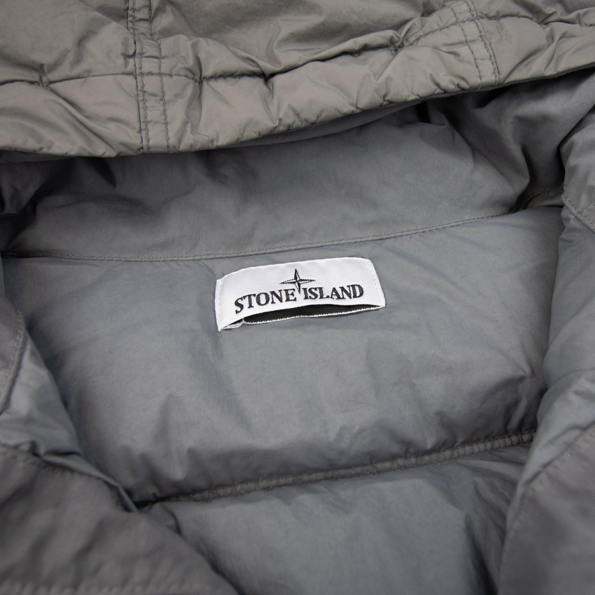 Stone Island 4100011 Crinkle Reps Ny Recycled Nylon Jacket Cement V006b