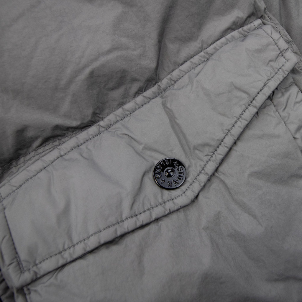 Stone Island 4100011 Crinkle Reps Ny Recycled Nylon Jacket Cement V006b