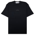 Stone Island 2100037 Regular-fit Short-sleeve T-shirt With Industrial Print Black V0029