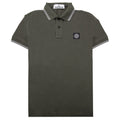Stone Island 22s18 Slim Fit Polo Shirt Khaki V0054