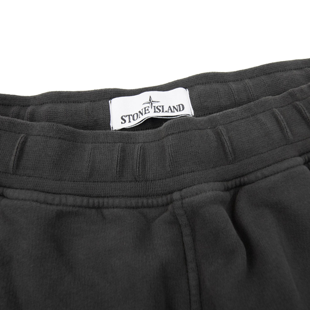 Stone Island 6200003 Regular-fit Joggers With Bellows Leg Pocket Lead Grey V0062