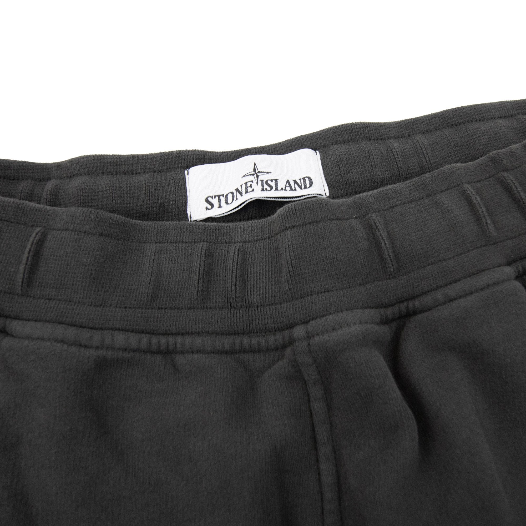 Stone Island 6200003 Regular-fit Joggers With Bellows Leg Pocket Lead Grey V0062