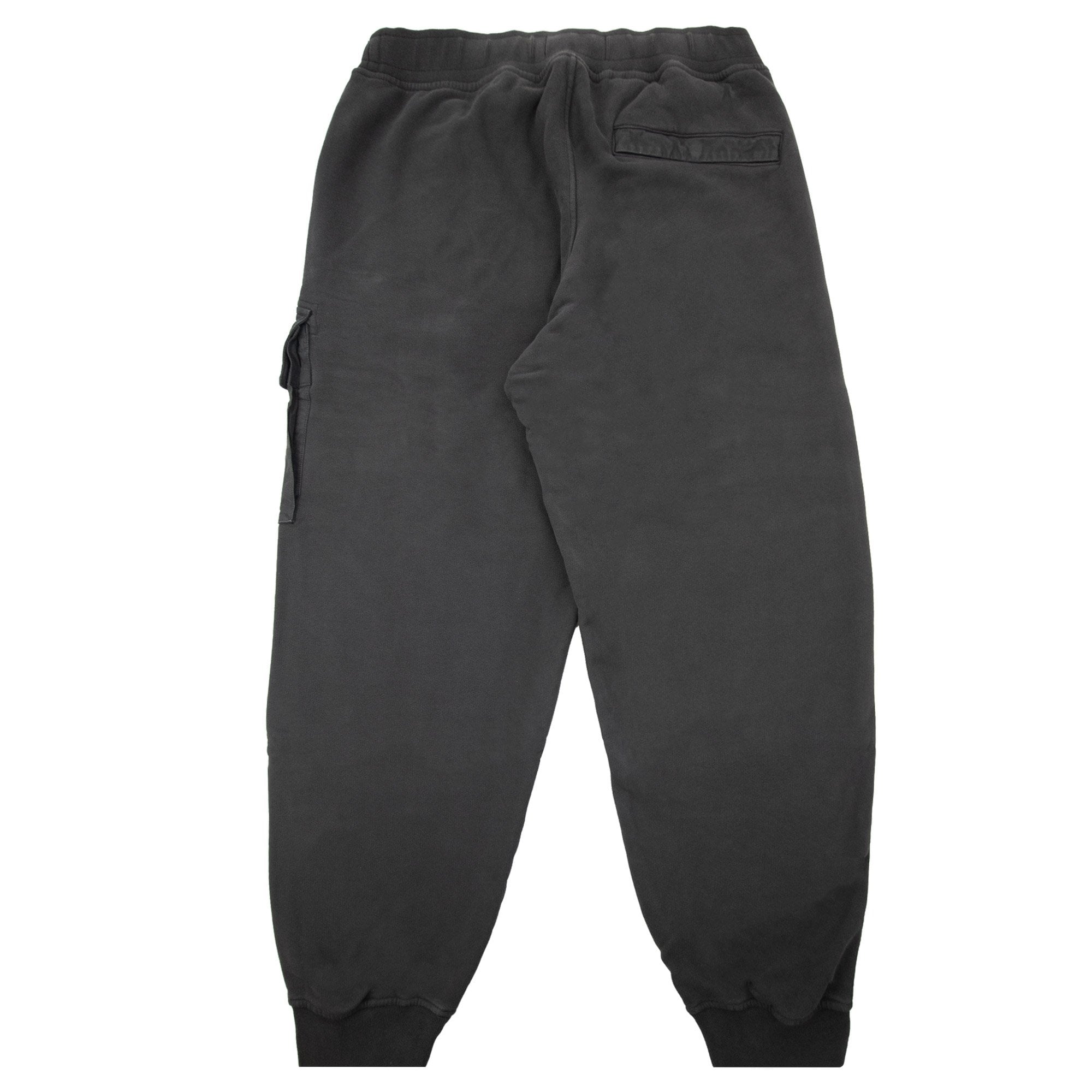 Stone Island 6200003 Regular-fit Joggers With Bellows Leg Pocket Lead Grey V0062