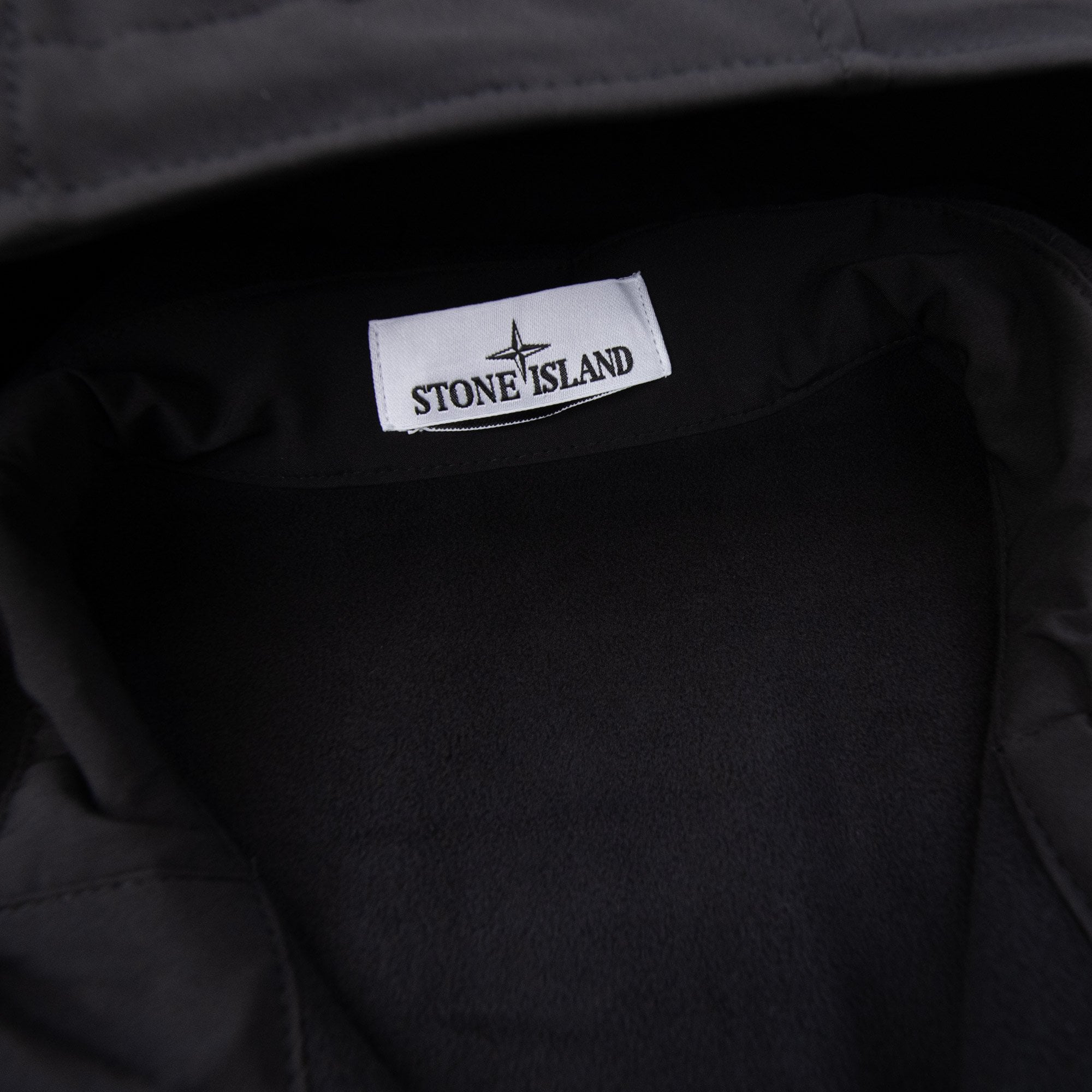 Stone Island Q100004 Soft Shell Jacket With Weather Resistance Membrane Black V0029