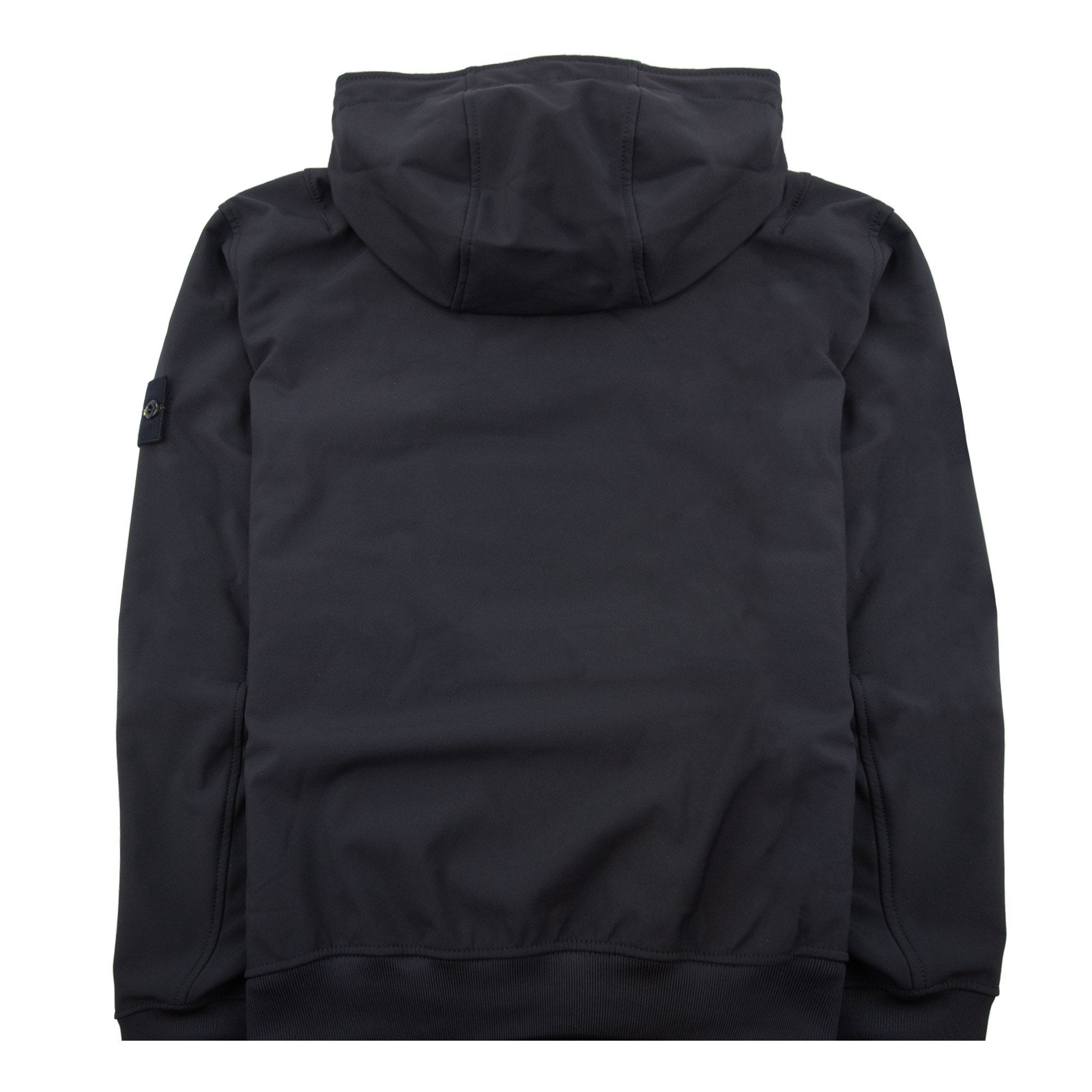 Stone Island Q100004 Soft Shell Jacket With Weather Resistance Membrane Black V0029