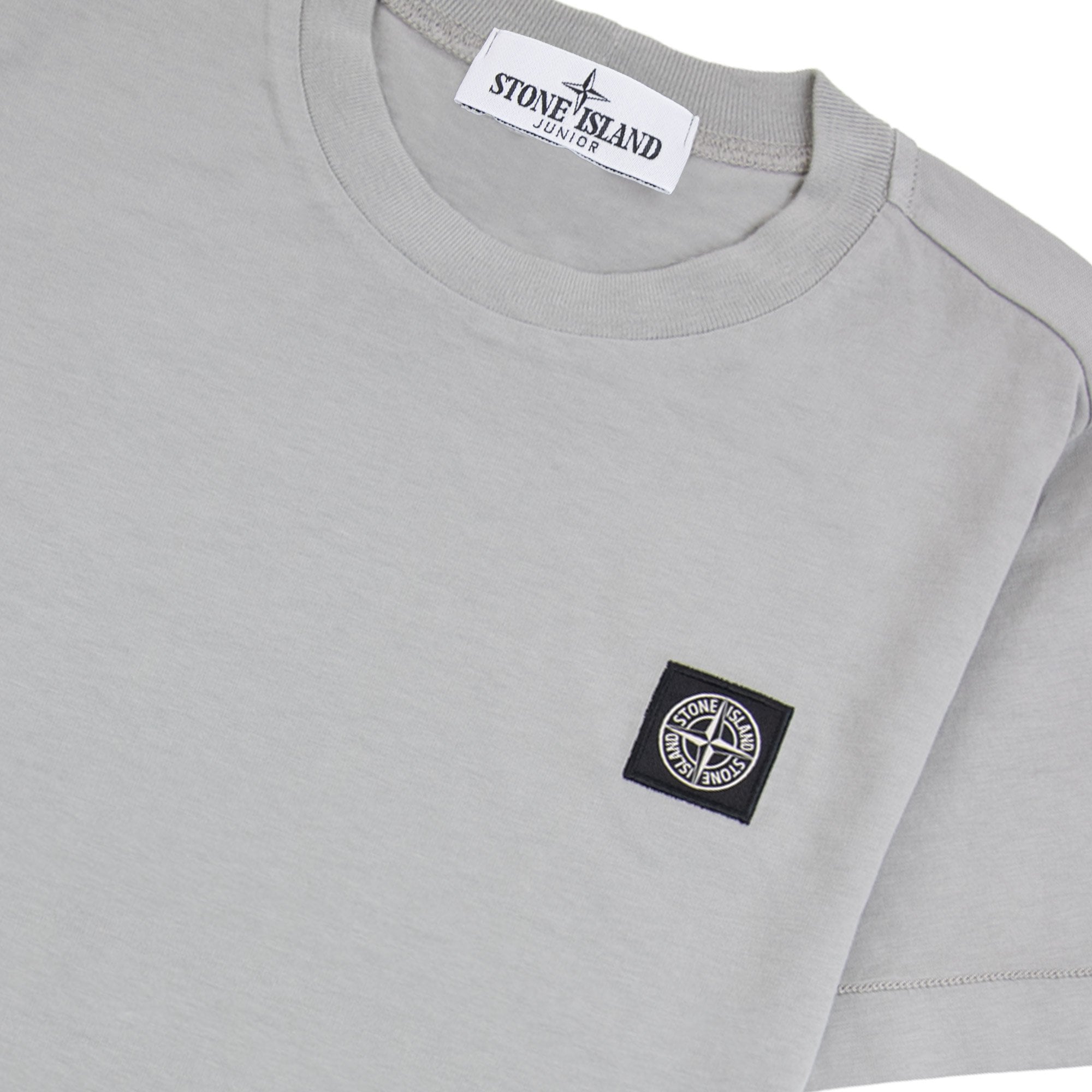 Stone Island Junior Chest Patch T/s Dust Grey V0064