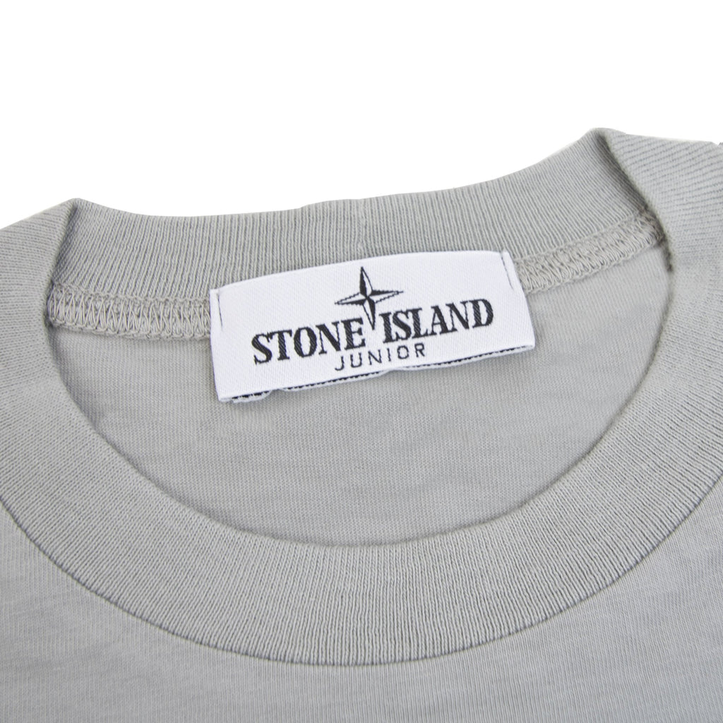 Stone Island Junior Chest Patch T/s Dust Grey V0064