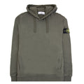 Stone Island 6100029 Hooded Sweatshirt With Pouch Pocket Khaki V0054