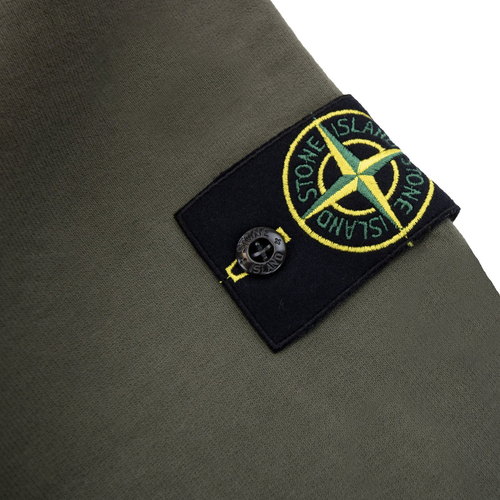 Stone Island 6100029 Hooded Sweatshirt With Pouch Pocket Khaki V0054