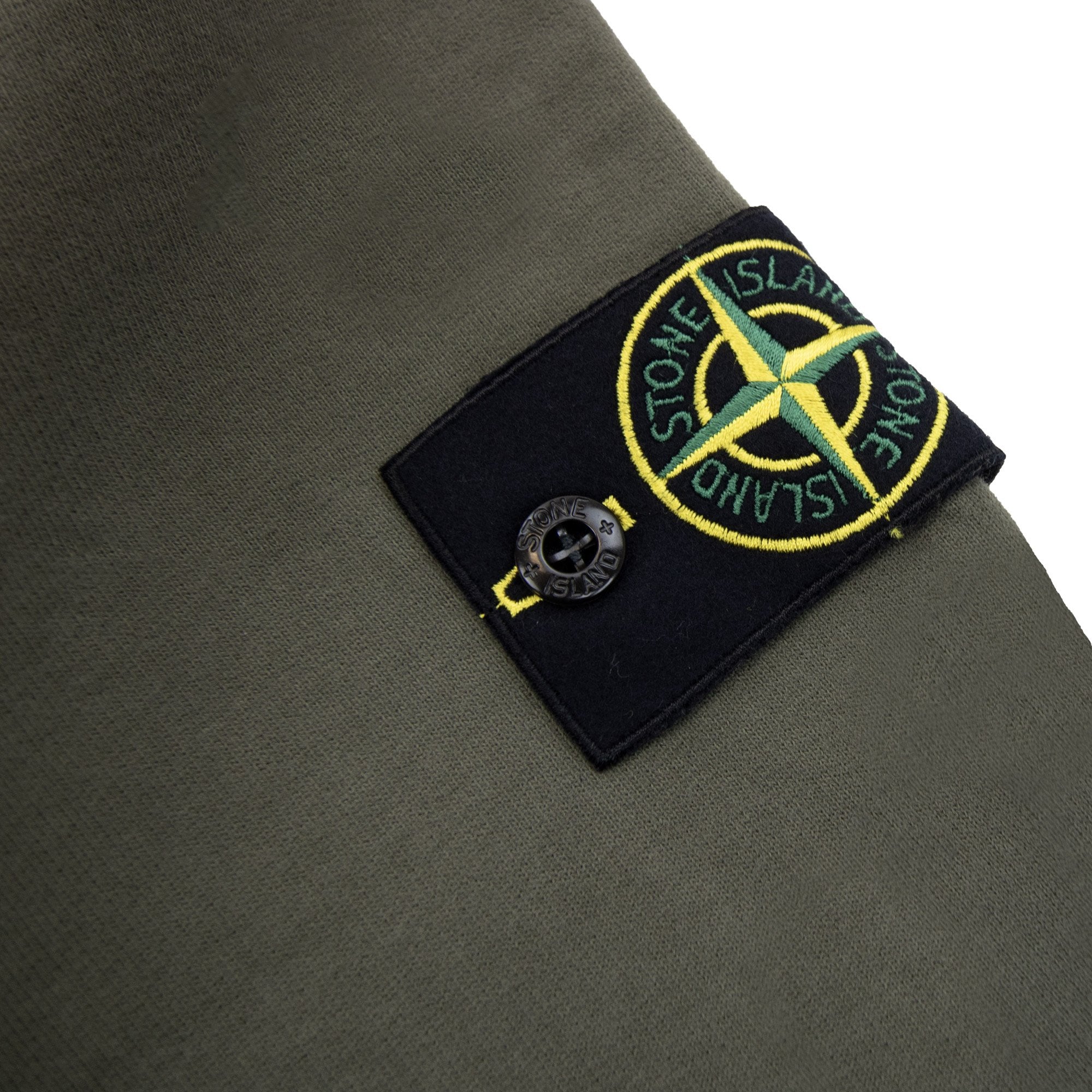 Stone Island 6100029 Hooded Sweatshirt With Pouch Pocket Khaki V0054