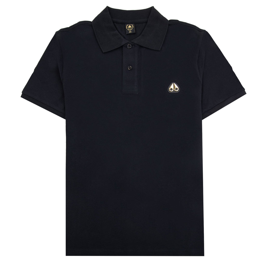 Moose Knuckles Gold Series Everett Polo Black