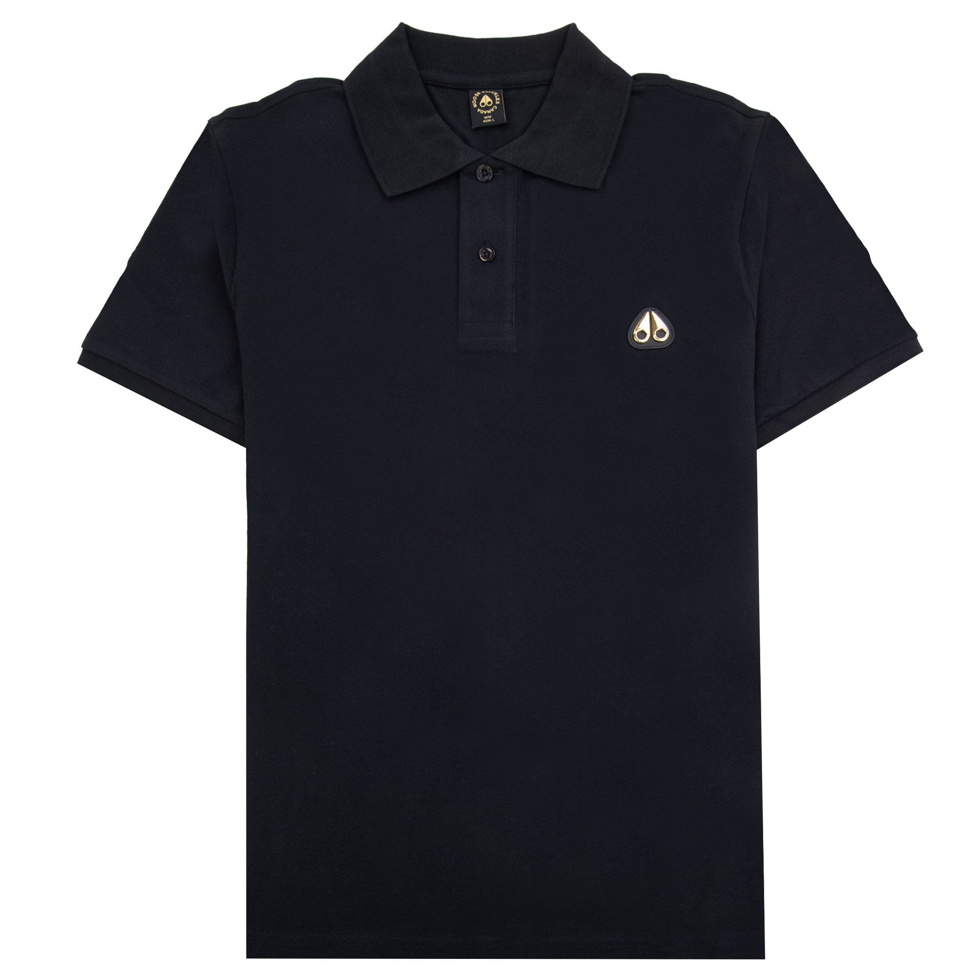 Moose Knuckles Gold Series Everett Polo Black