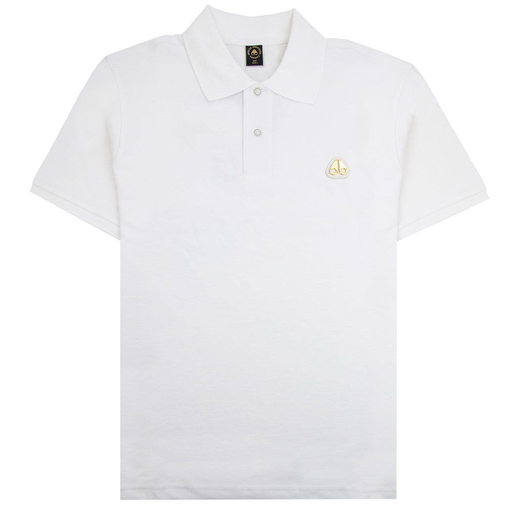 Moose Knuckles Gold Series Everett Polo White