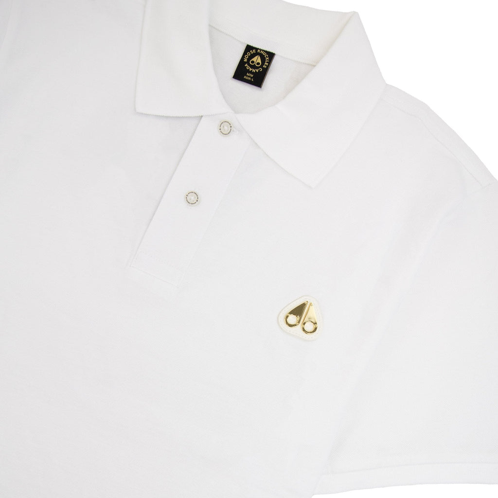 Moose Knuckles Gold Series Everett Polo White
