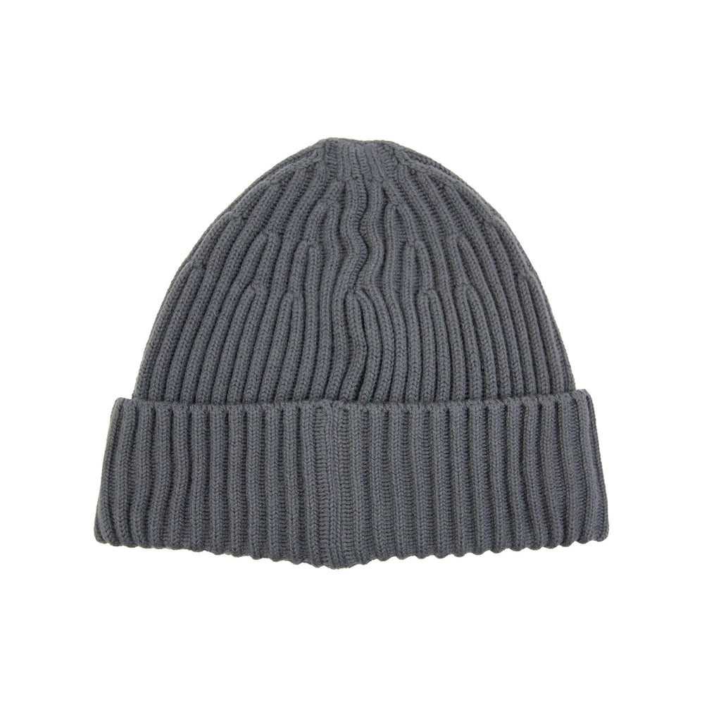 Stone Island N100002 Full Rib Wool Beanie Dark Grey V0062