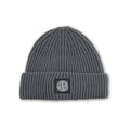 Stone Island N100002 Full Rib Wool Beanie Dark Grey V0062