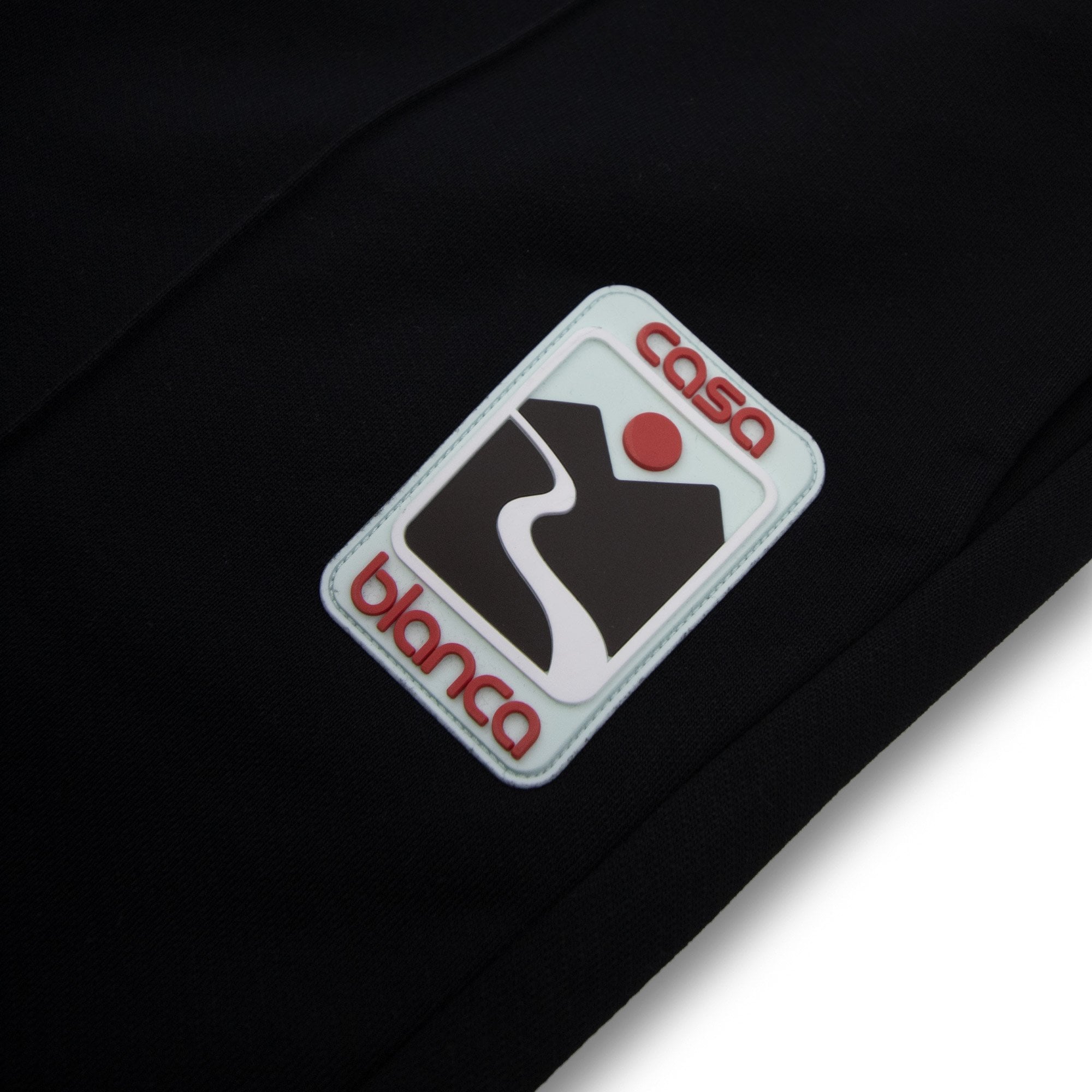 Casablanca Sunset Valley Rubber Patch Open Jogger Black