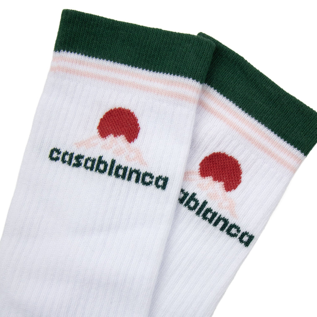 Casablanca Montagne White Socks White