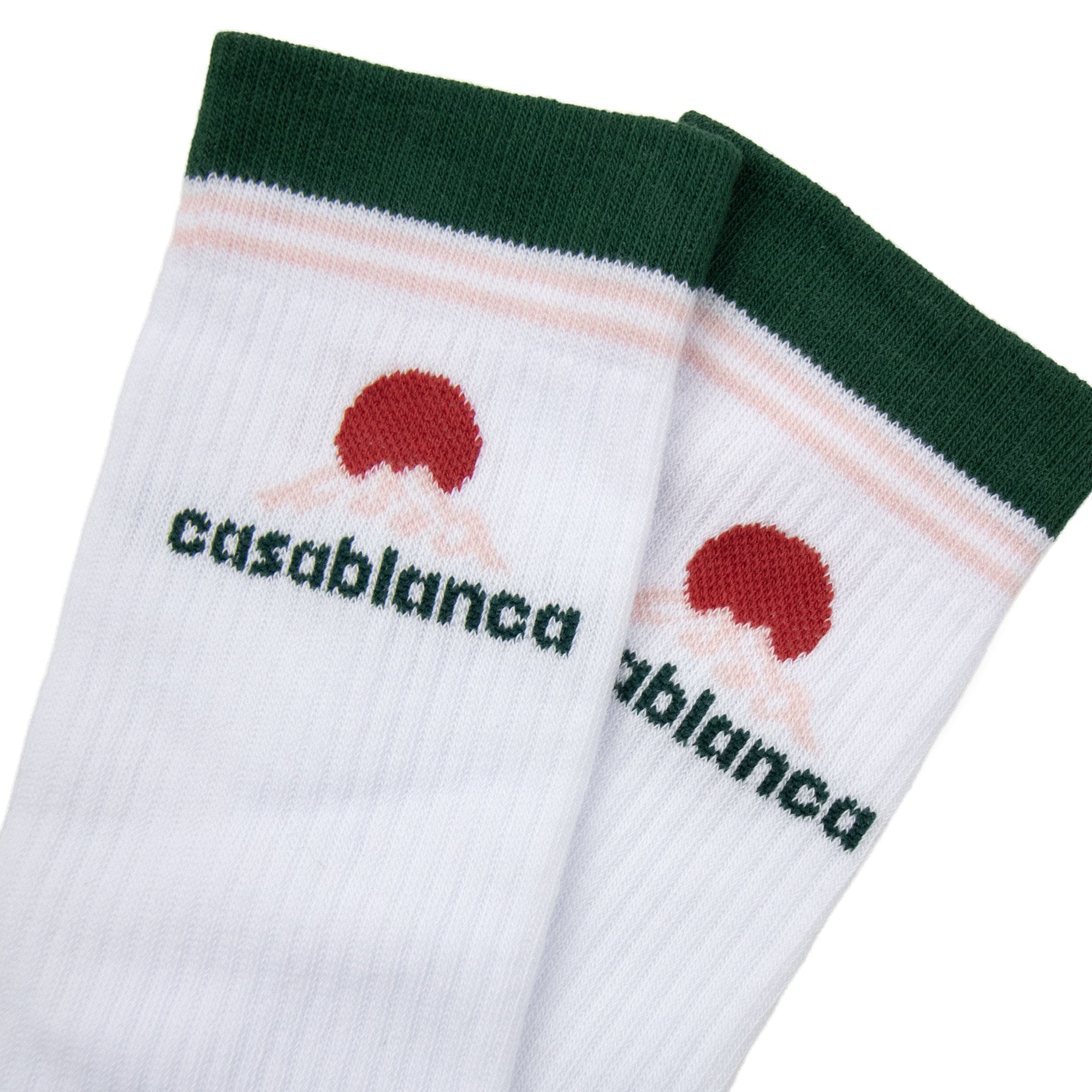 Casablanca Montagne White Socks White