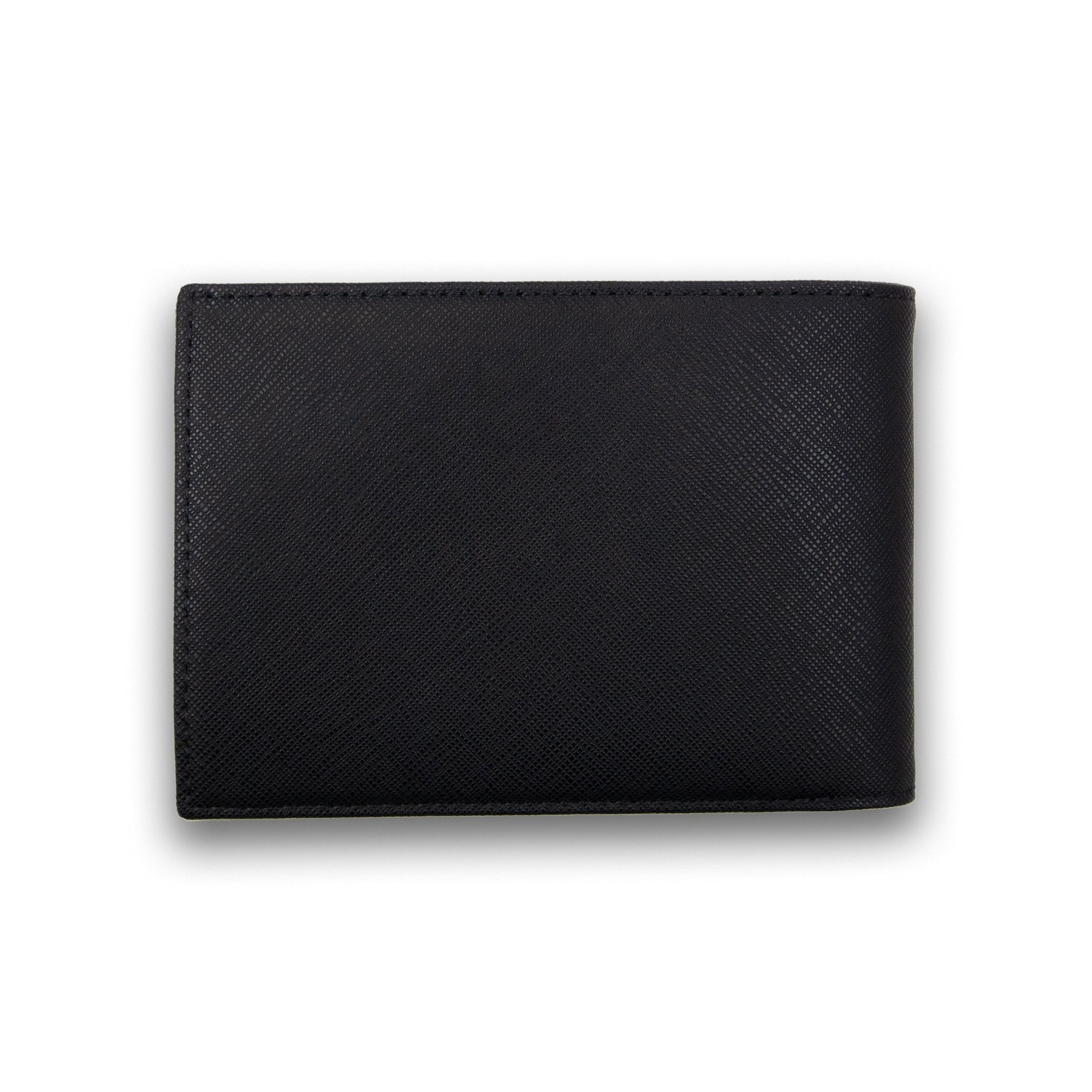 Emporio Armani Asv Regenerated Saffiano Leather Wallet Black
