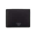 Emporio Armani Asv Regenerated Saffiano Leather Wallet Black