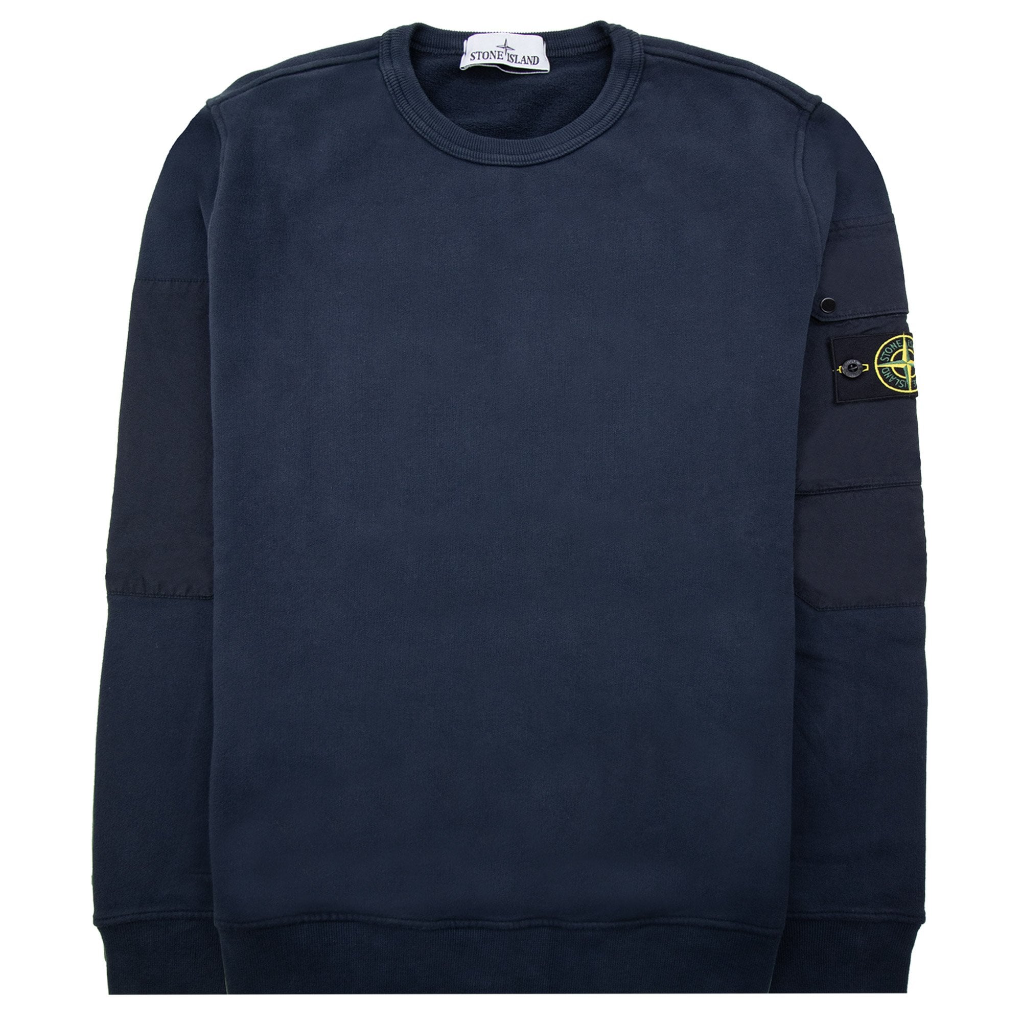 Stone Island 63920 Pocket Crewneck Sweatshirt Navy V0020