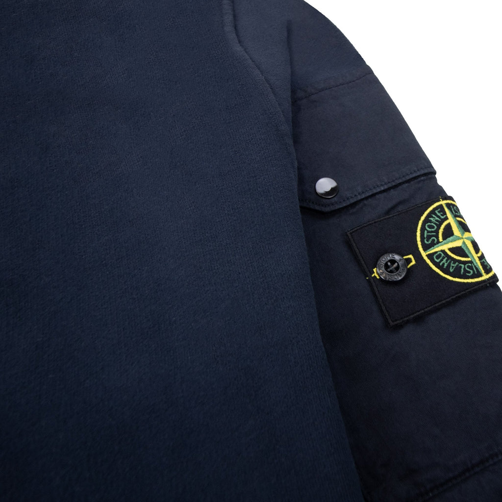 Stone Island 63920 Pocket Crewneck Sweatshirt Navy V0020