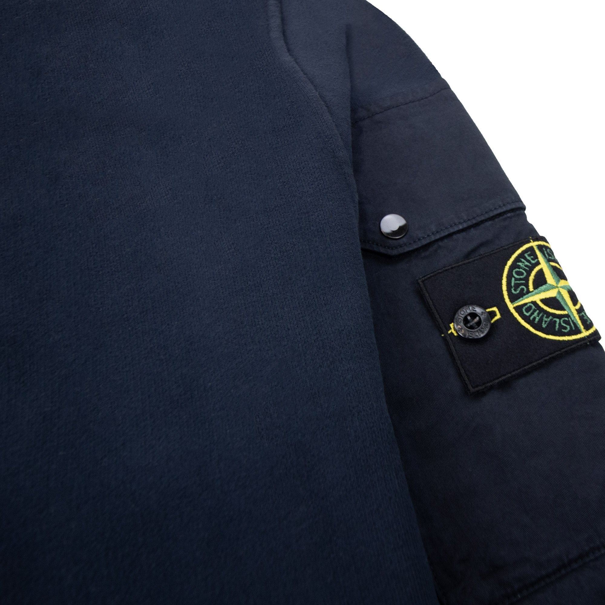 Stone Island 63920 Pocket Crewneck Sweatshirt Navy V0020