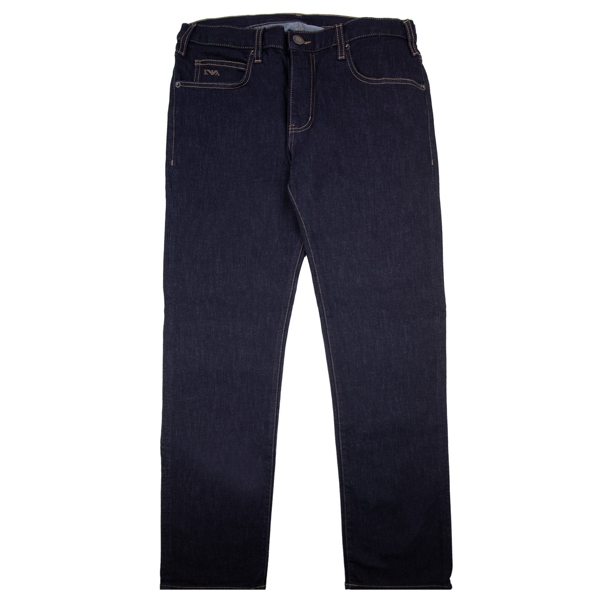 Emporio Armani J45 Regular Fit Stretch Denim Jean Denim Blue 0941