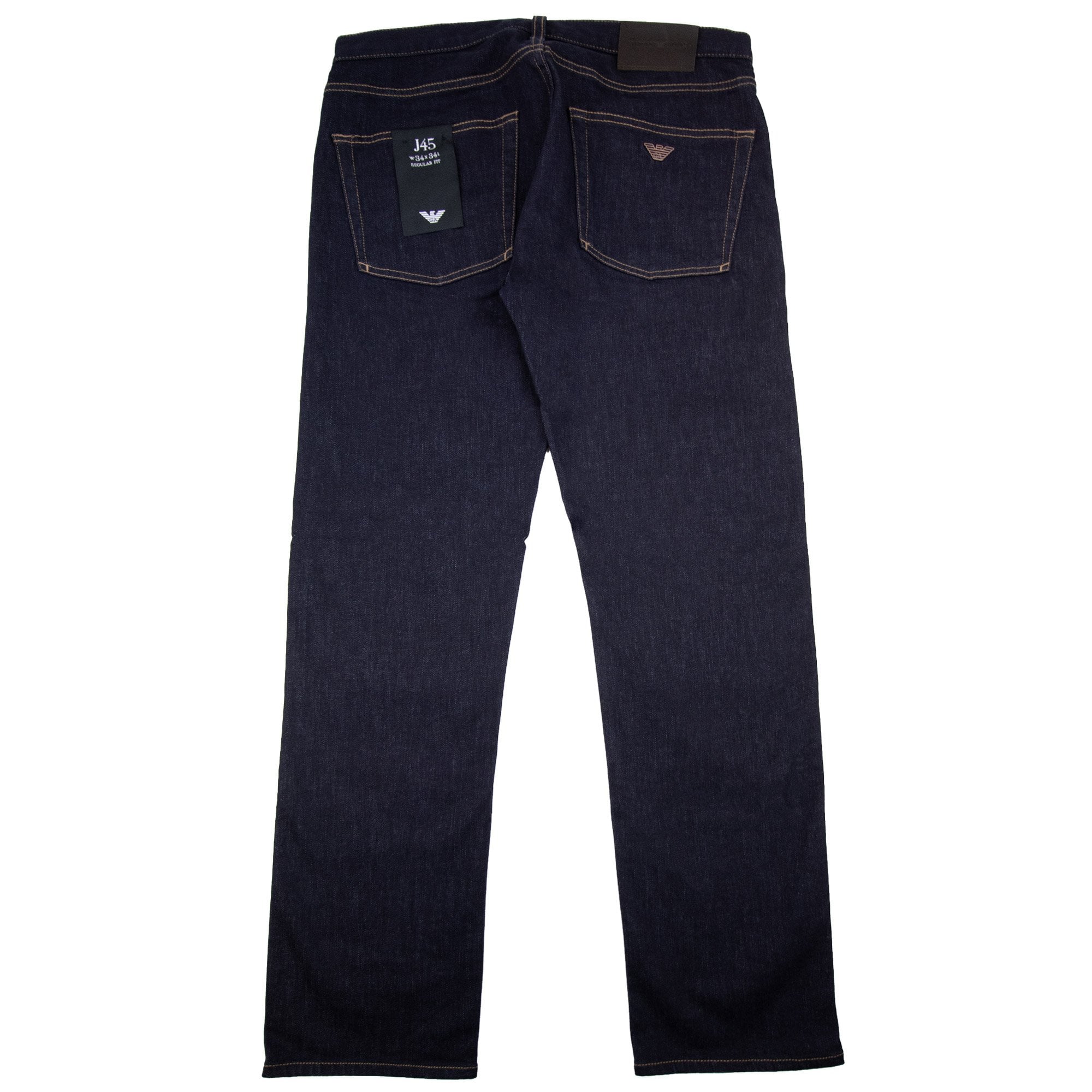 Emporio Armani J45 Regular Fit Stretch Denim Jean Denim Blue 0941
