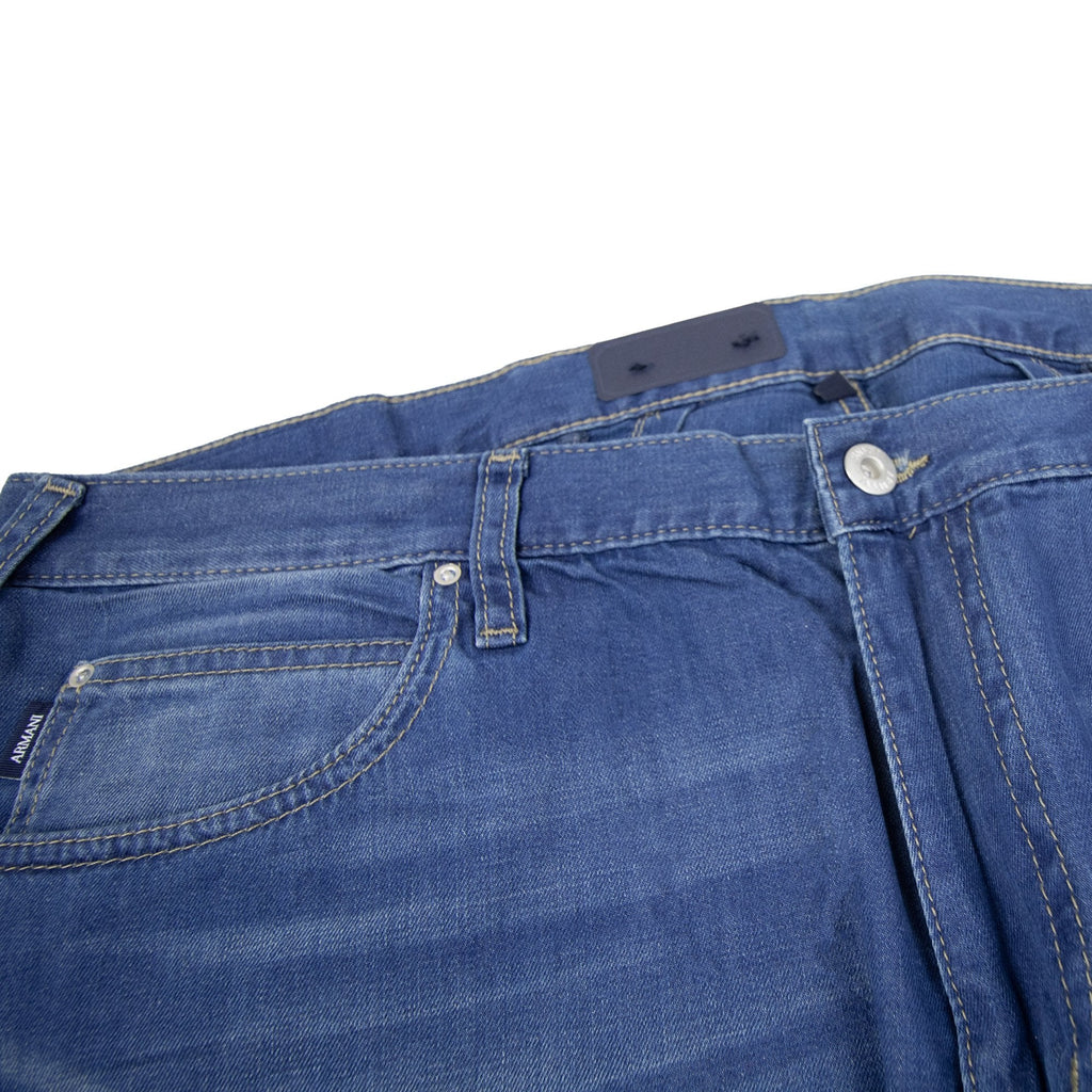 Armani Jeans J45 Slim Fit Jean Denim Blue