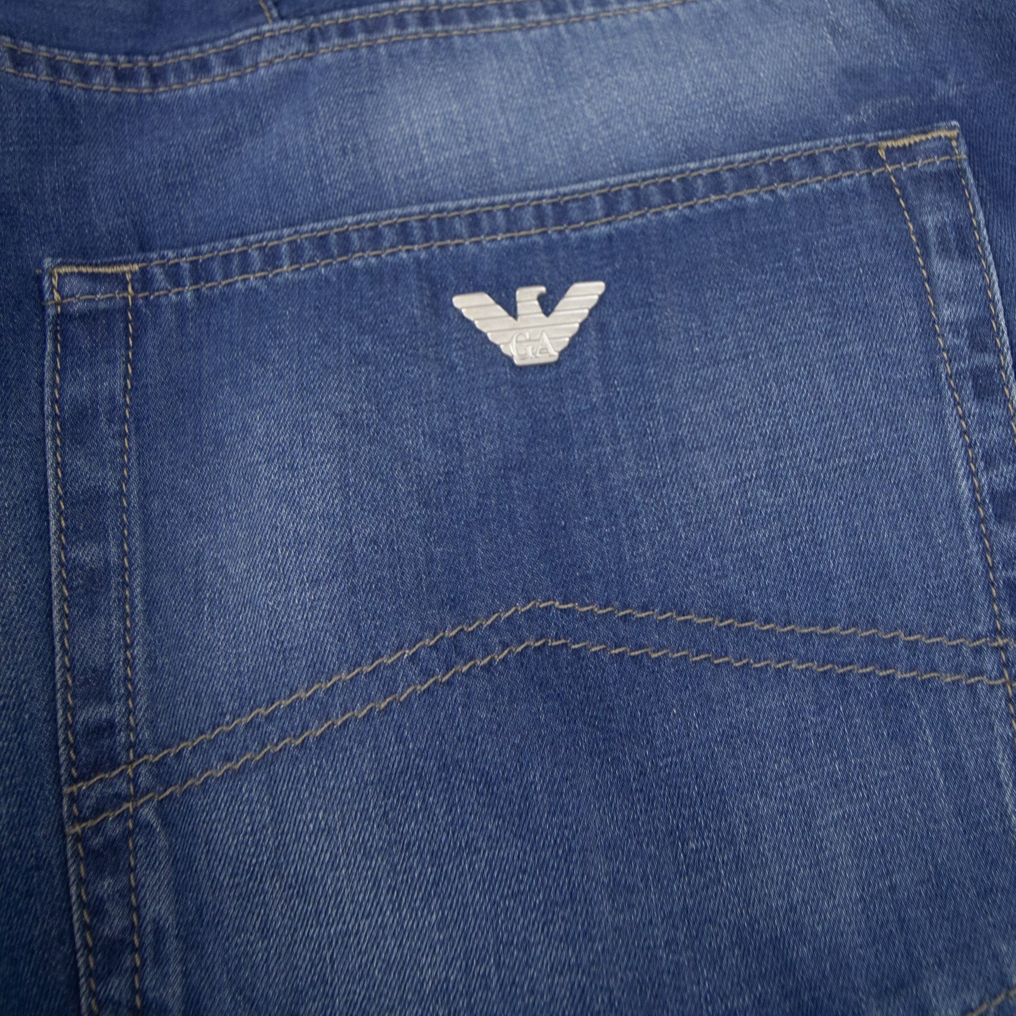 Armani Jeans J45 Slim Fit Jean Denim Blue
