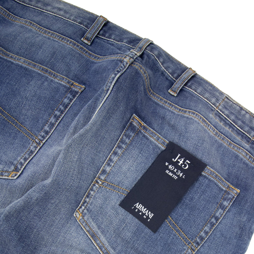 Armani Jeans J45 Slim Fit Jean Denim Blue
